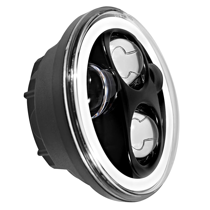 ハーレー　ヘッドライト　HOGWORKZ製 Hogworkz Harley? Road Glide Silvertooth? Performance LED
